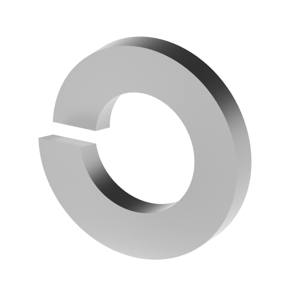 Metric DIN Split Lock Washer Form B