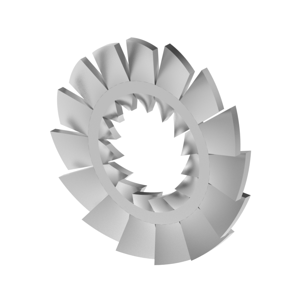 Metric DIN Star Washer Form A/J