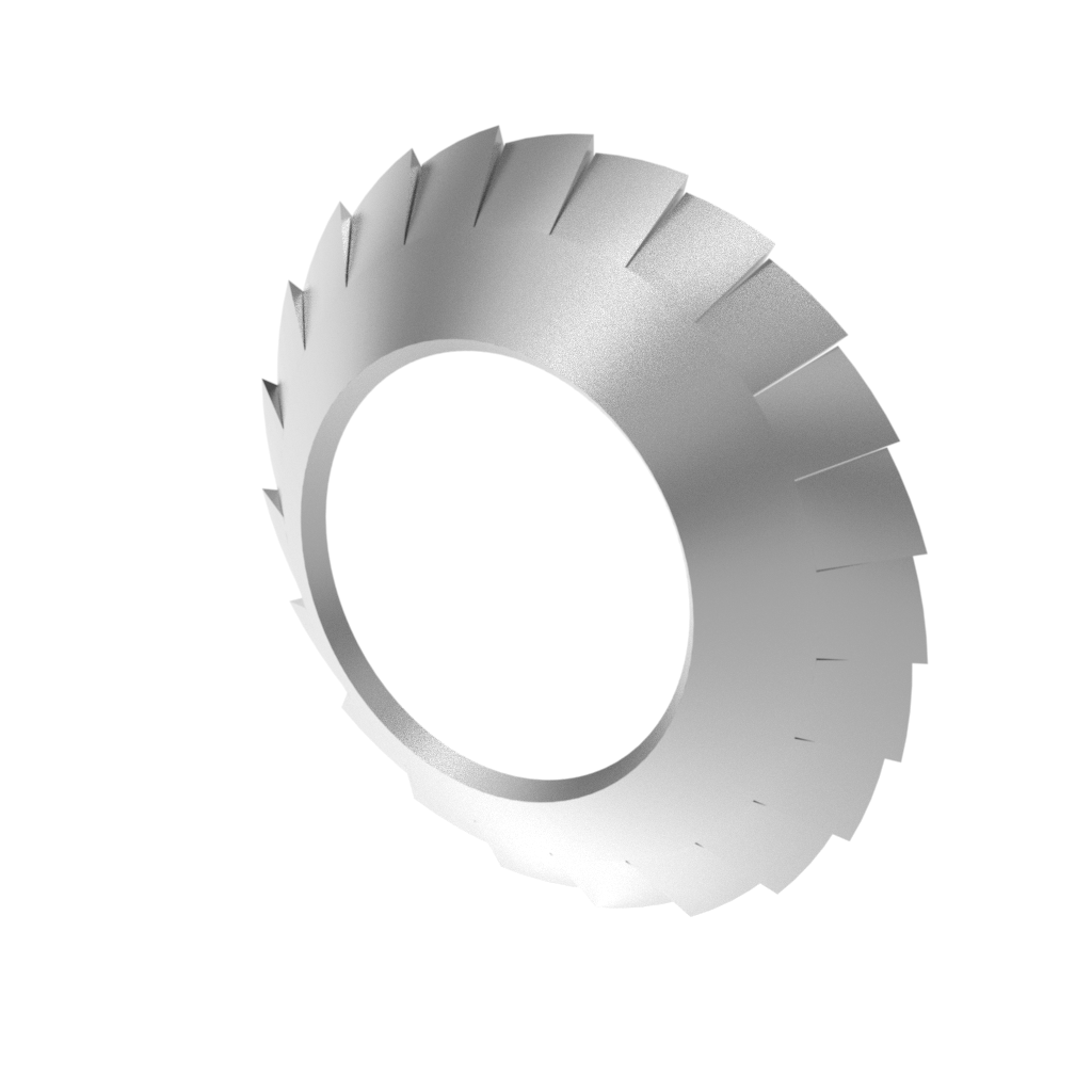 Metric DIN Serrated Lock Washer Form V