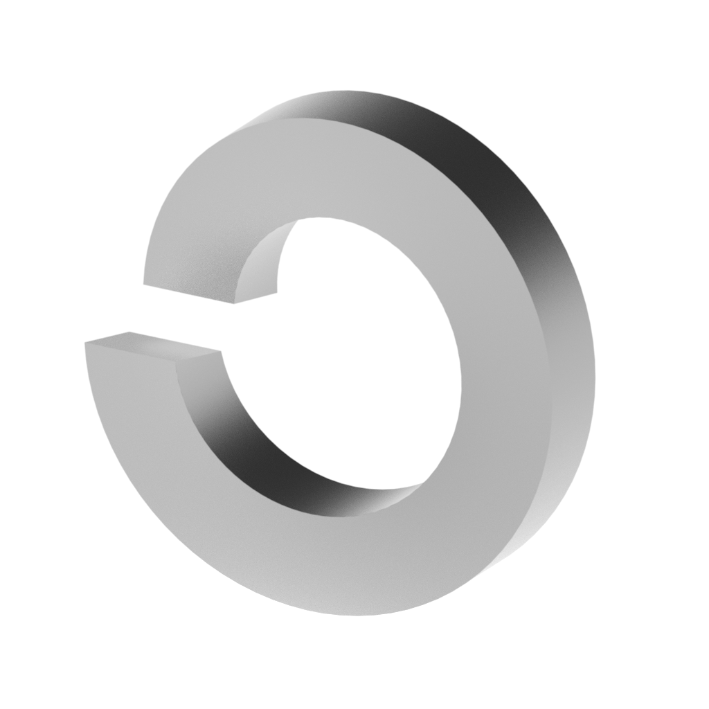Metric DIN Split Lock Washer