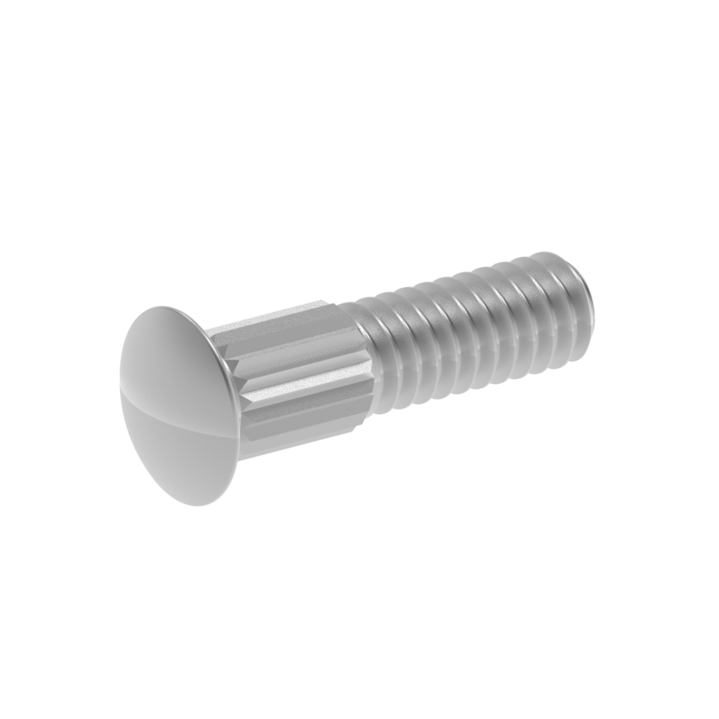 Inch ASME Round Head Ribbed Neck Bolts