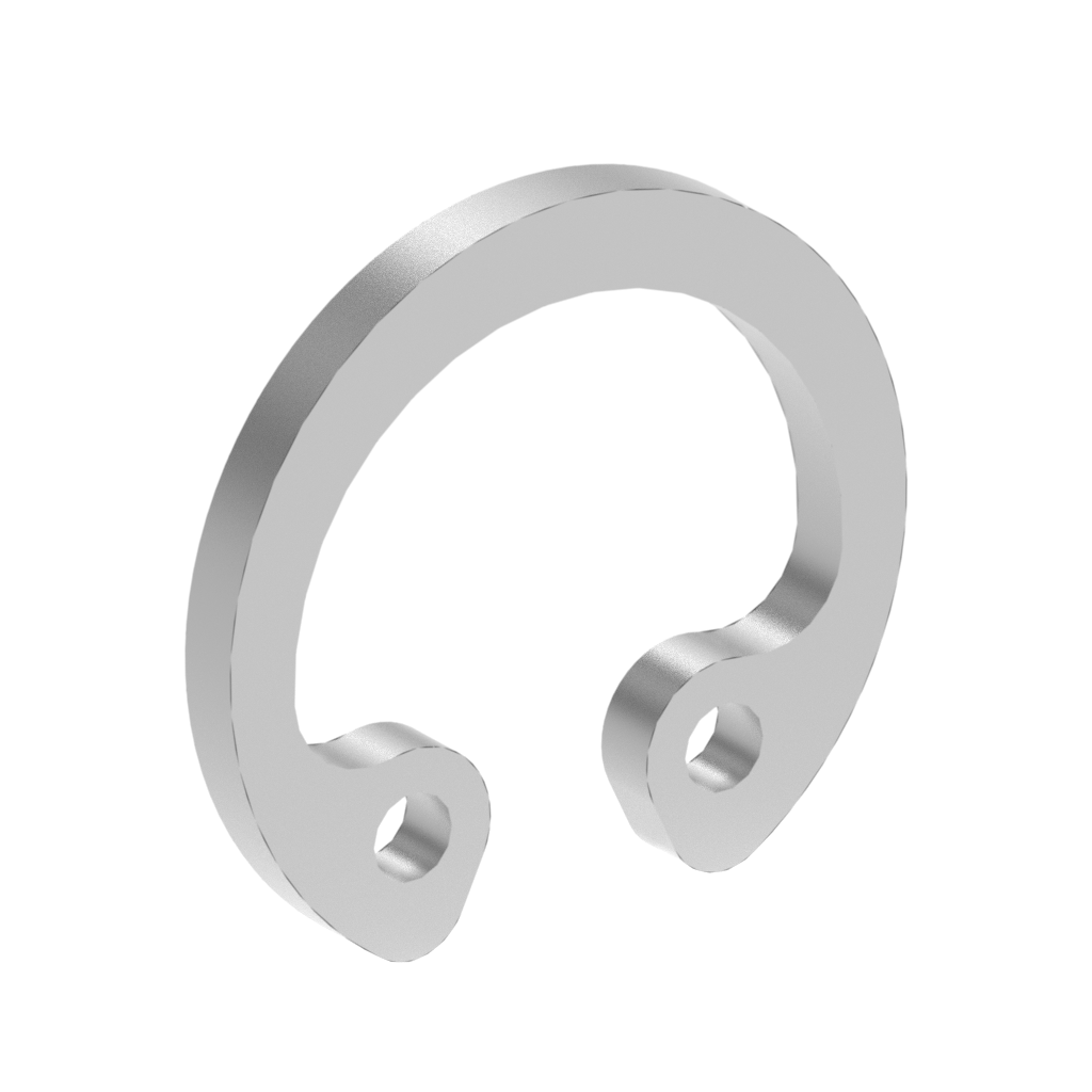 Metric DIN Internal Retaining Ring Form C