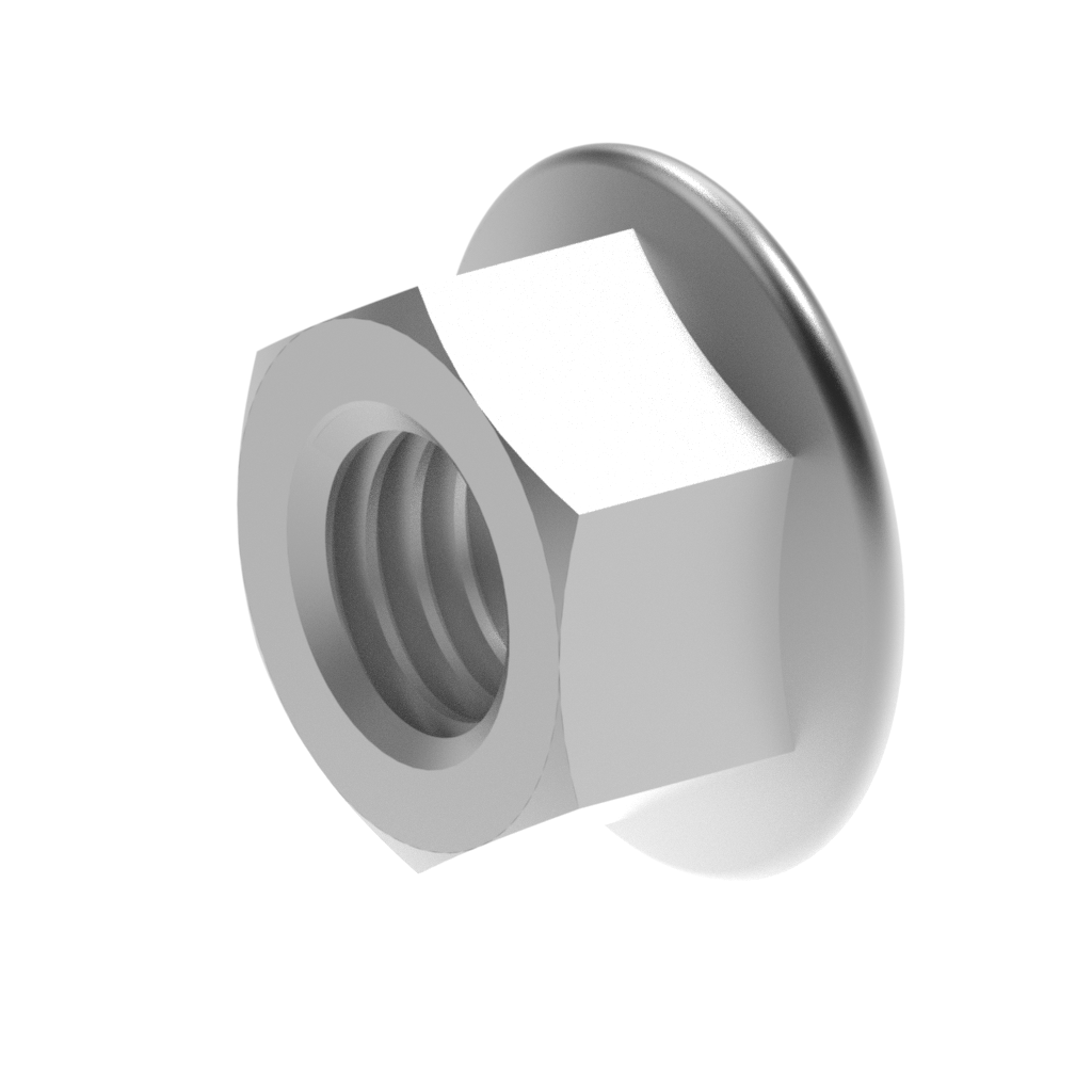 Metric DIN Smooth Flange Nut