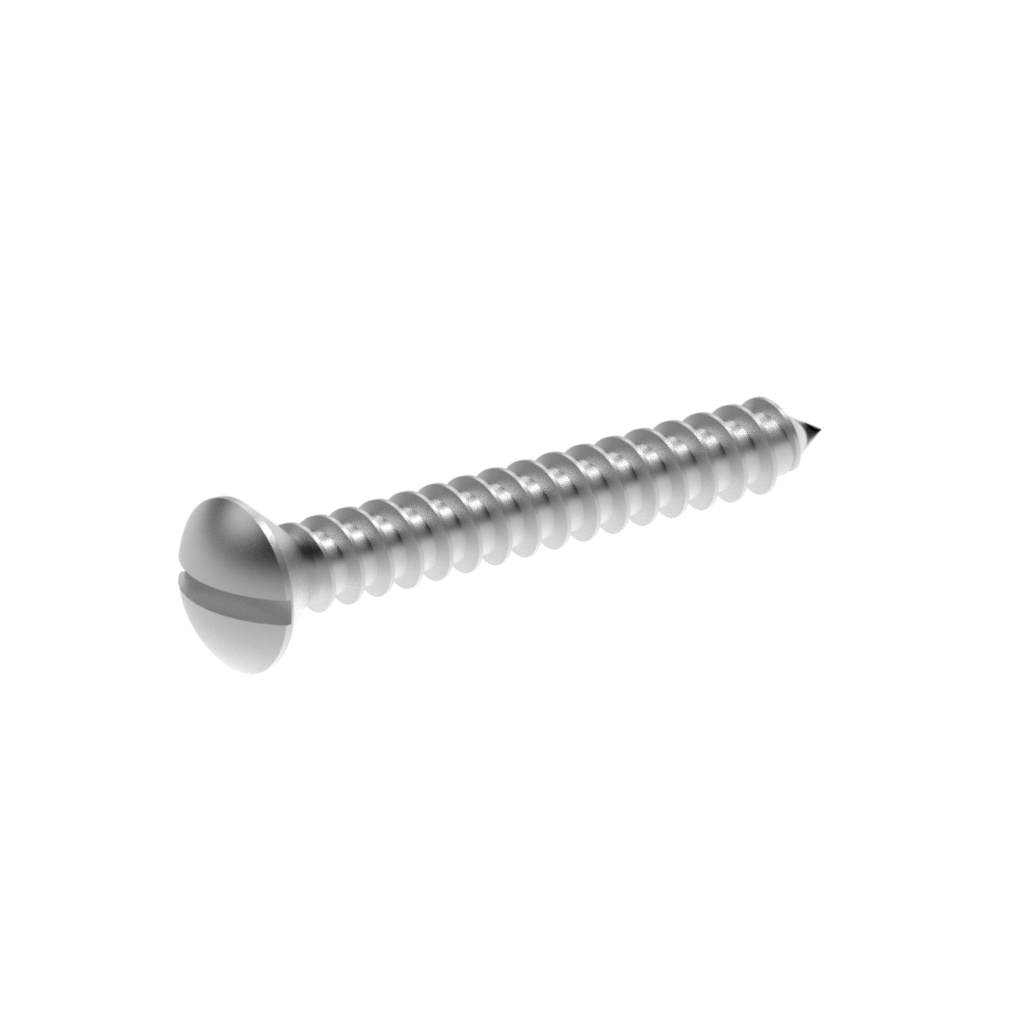 Metric DIN Slotted Oval Head Tapping Screws