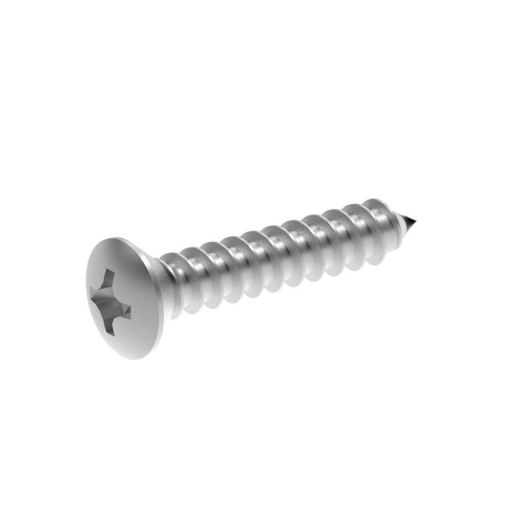 Metric DIN Phillips Oval Head Tapping Screws