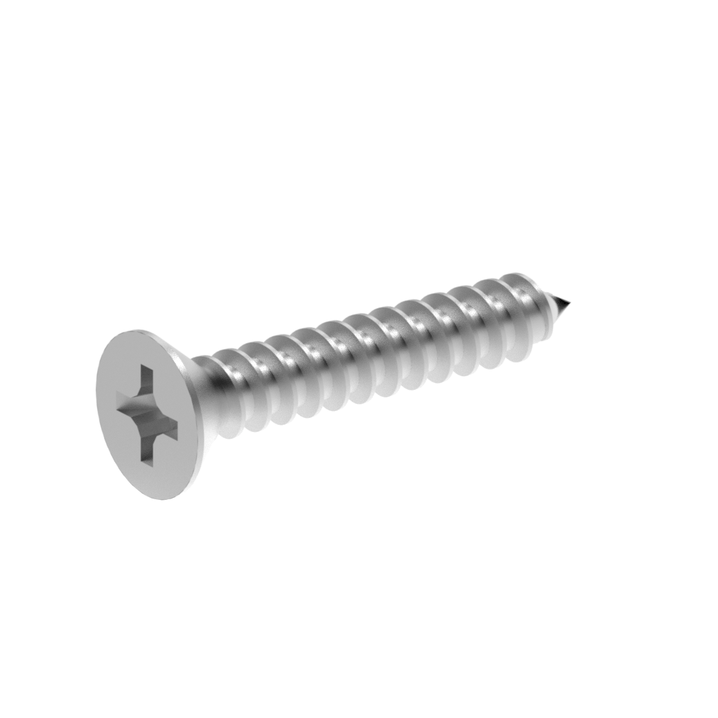 Metric DIN Phillips Flat Head Tapping Screws