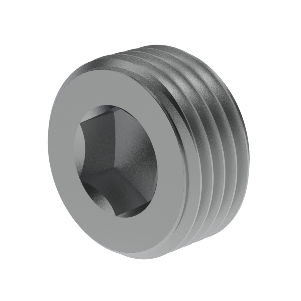 Metric DIN Tapered Drain Plug BSPT