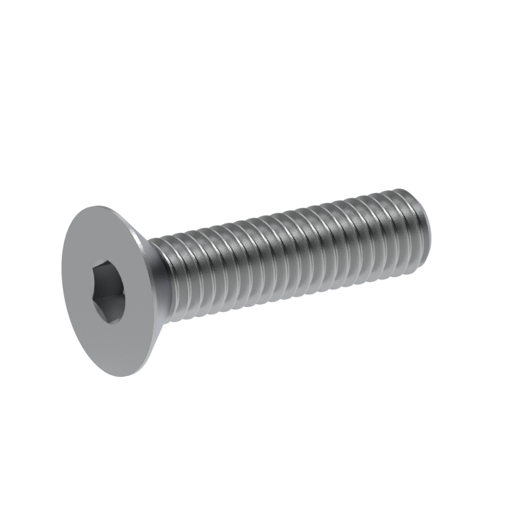 Metric ASME Flat Head Hex Socket Cap Screws