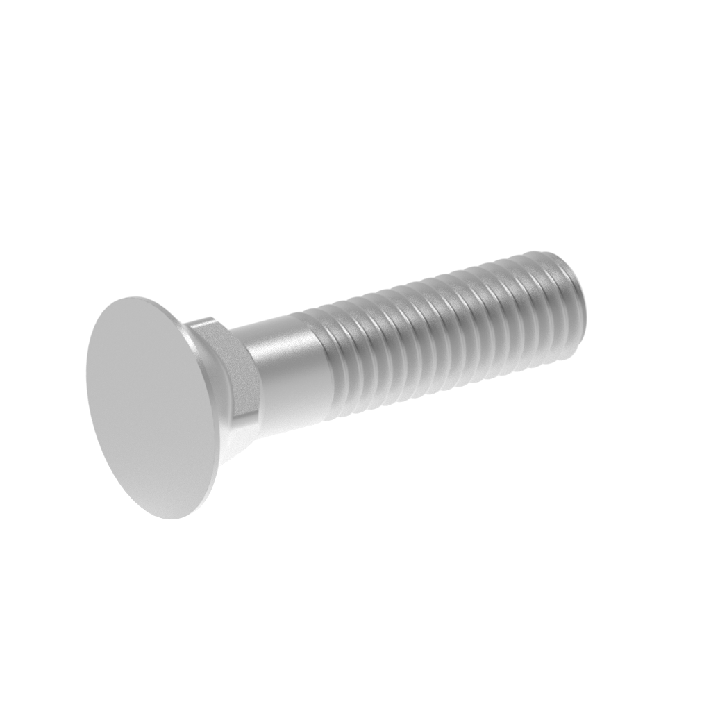 Metric DIN Flat Head Short Square Neck Bolts