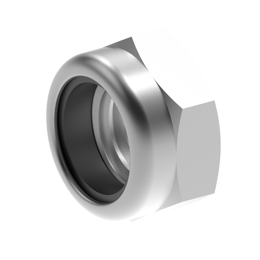 Metric ISO Low Nylon Locking Nut