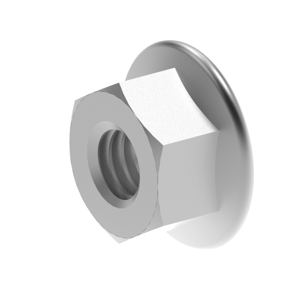 Metric DIN Serrated Flange Nut