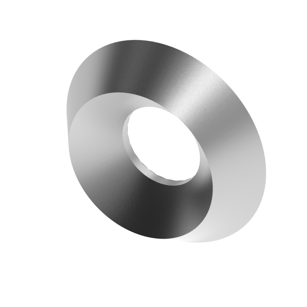 Metric NFE Finish Washer Solid Form