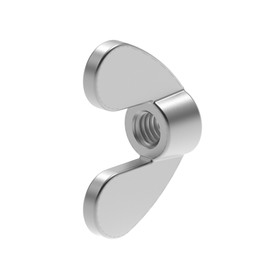 Metric DIN Rounded Wing Nut